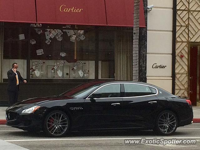 Maserati Quattroporte spotted in Beverly hills, California