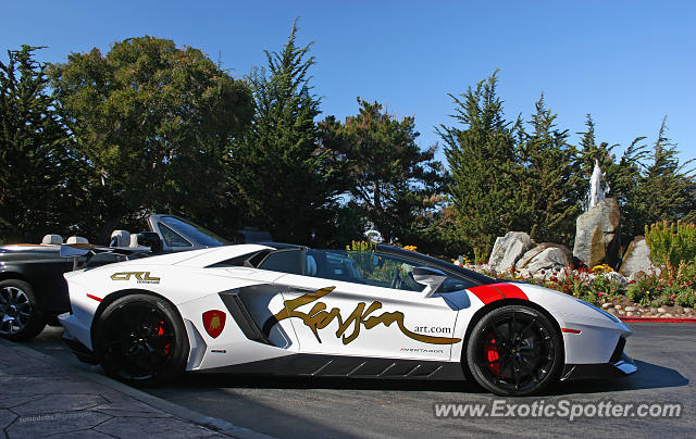 Lamborghini Aventador spotted in Monterey, California