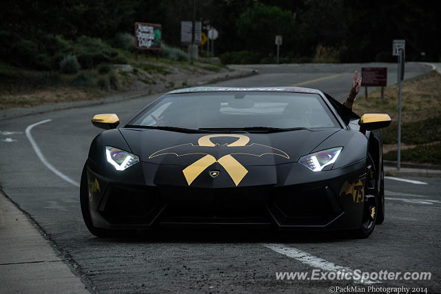 Lamborghini Aventador spotted in Carmel, California