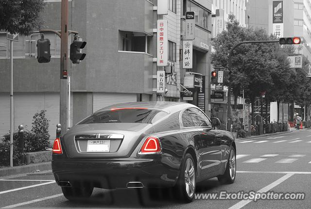 Rolls Royce Wraith spotted in Osakacity ,Osaka, Japan