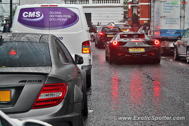 Ferrari 458 Italia spotted in London, United Kingdom
