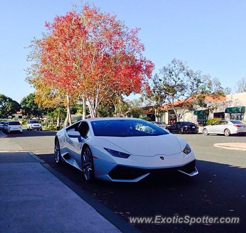 Lamborghini Huracan spotted in San Diego, California