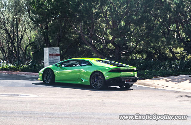 Lamborghini Huracan spotted in Crystal Cove, California