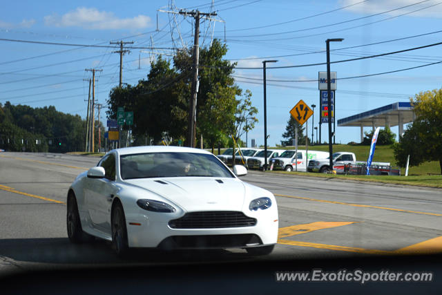 Aston Martin Vantage spotted in Victor, New York