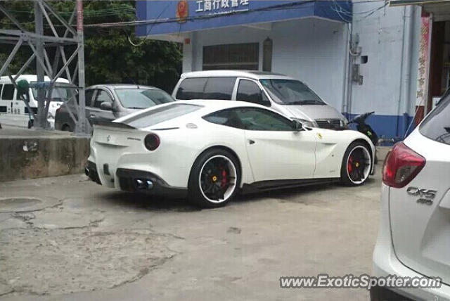Ferrari F12 spotted in Beihai,Guangxi, China