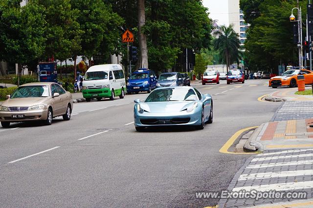 Ferrari 458 Italia spotted in Kuala Lumpur, Malaysia