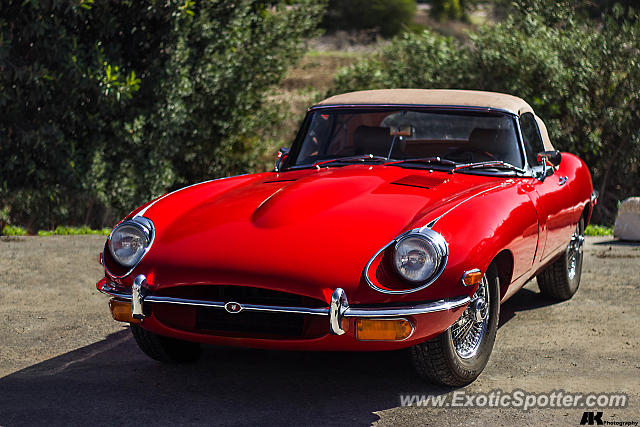 Jaguar E-Type spotted in Yad Mordecai, Israel