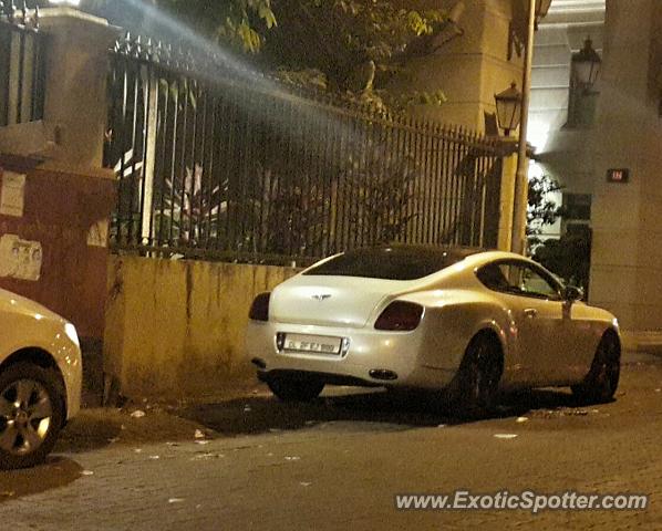 Bentley Continental spotted in Mumbai, India