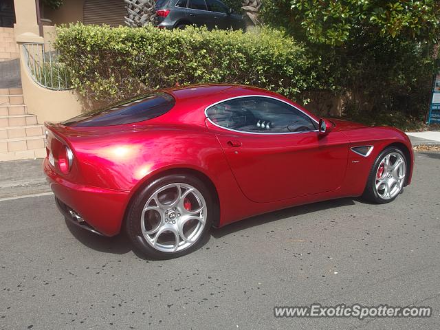 Alfa Romeo 8C spotted in Auckland, New Zealand