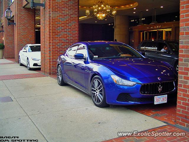 Maserati Ghibli spotted in Boston, Massachusetts