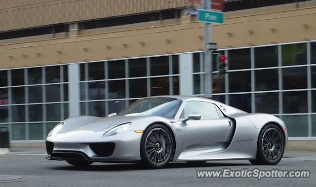 Porsche 918 Spyder spotted in San Francisco, California