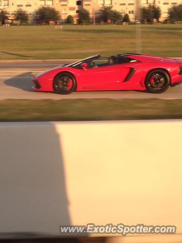 Lamborghini Aventador spotted in Houston, Texas