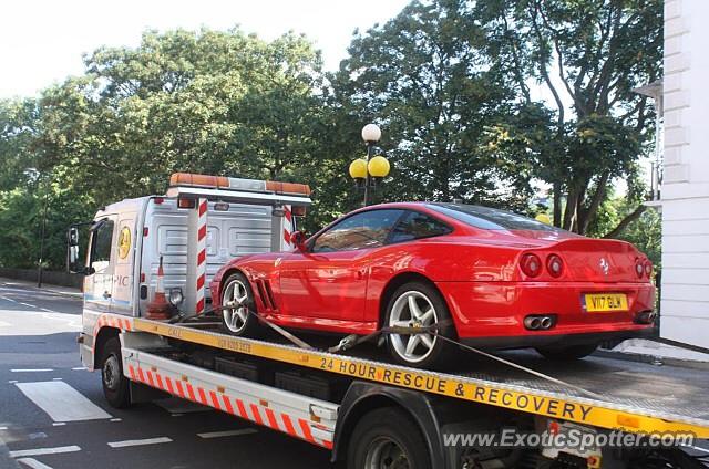 Ferrari 550 spotted in London, United Kingdom