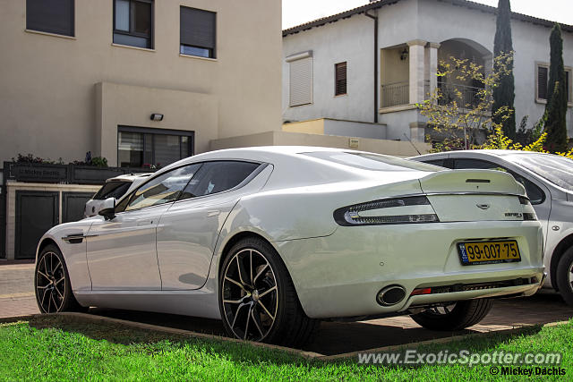Aston Martin Rapide spotted in Tel Aviv, Israel