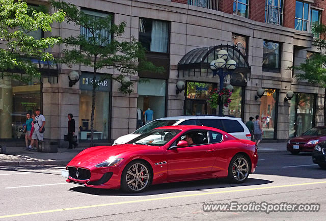 Maserati GranTurismo spotted in Toronto, Ontario, Canada