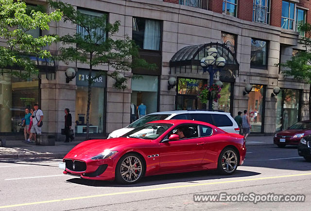 Maserati GranTurismo spotted in Toronto, Ontario, Canada