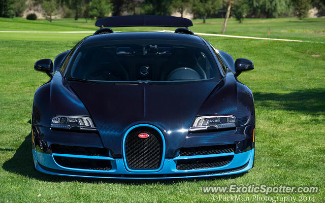 Bugatti Veyron spotted in Carmel Vally, California