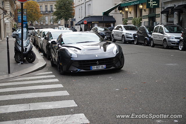 Ferrari F12 spotted in Paris, France