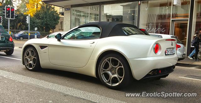 Alfa Romeo 8C spotted in Zurich, Switzerland