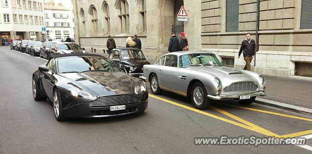Aston Martin DB5 spotted in Zurich, Switzerland