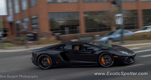 Lamborghini Aventador spotted in Denver, Colorado