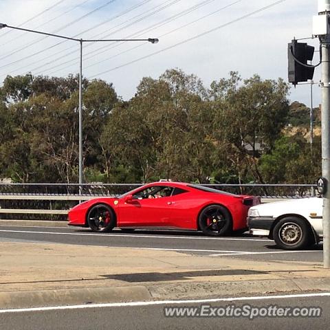 Ferrari 458 Italia spotted in Melbourne, Australia