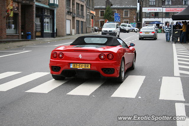 Ferrari 360 Modena spotted in Francorchamps, Belgium