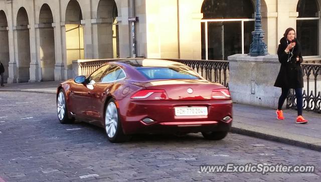 Fisker Karma spotted in Zurich, Switzerland