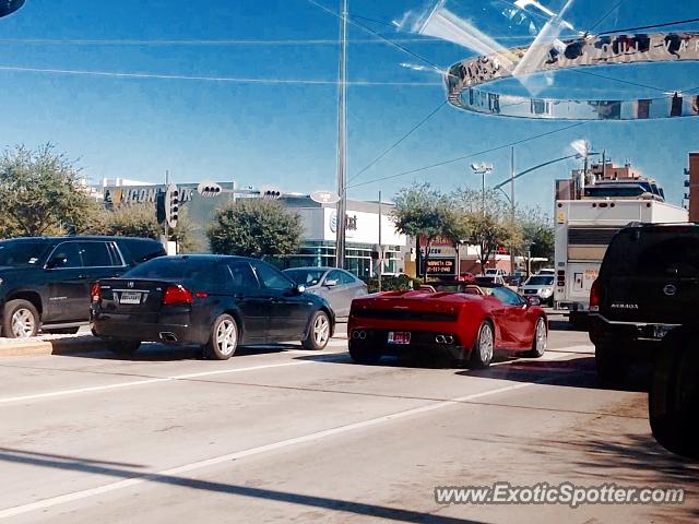 Lamborghini Gallardo spotted in Houston, Texas