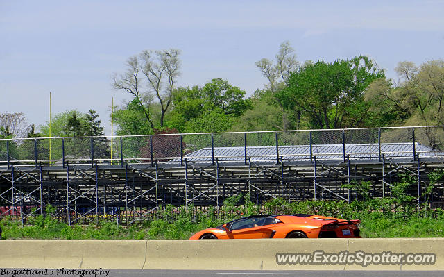 Lamborghini Aventador spotted in Wilmette, Illinois