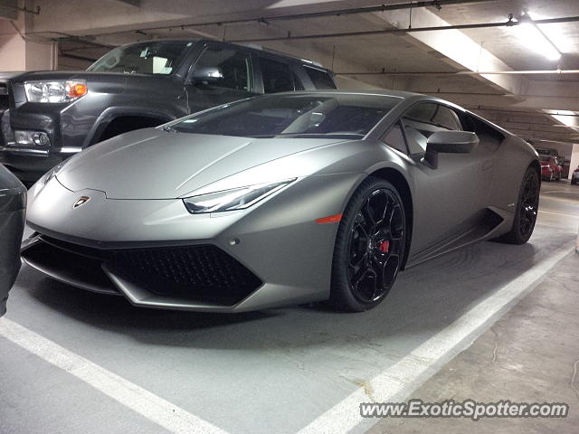 Lamborghini Huracan spotted in Los Angeles, California