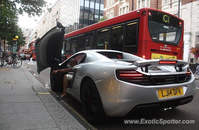 Mclaren MP4-12C spotted in London, United Kingdom