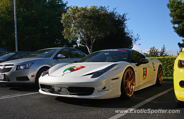 Ferrari 458 Italia spotted in Monterey, California