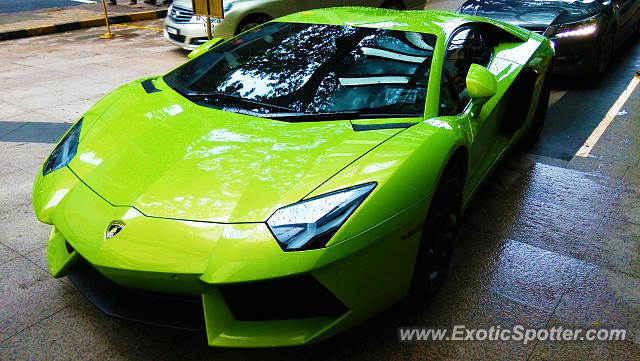 Lamborghini Aventador spotted in Kuala Lumpur, Malaysia