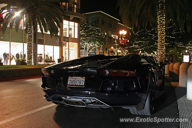 Lamborghini Aventador spotted in San Jose, California