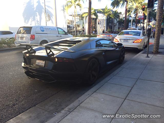 Lamborghini Aventador spotted in LA, California