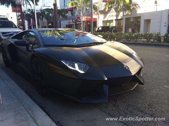 Lamborghini Aventador spotted in LA, California