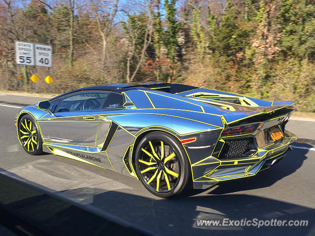 Lamborghini Aventador spotted in Long Island, New York