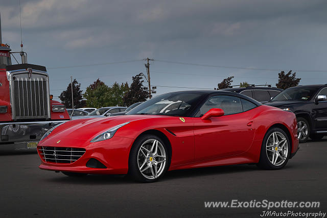 Ferrari California spotted in Watkins Glen, New York