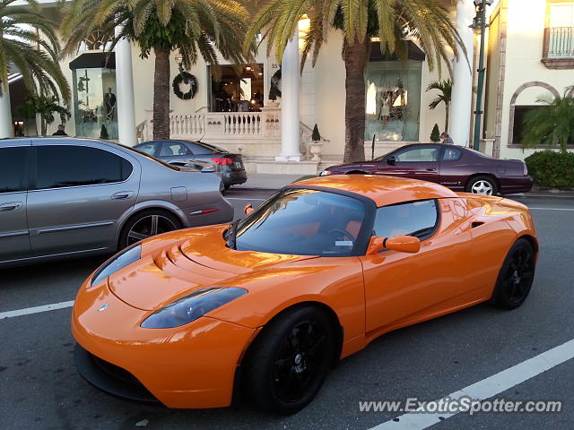 Tesla Roadster spotted in Sarasota, Florida