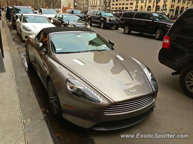Aston Martin DB9 spotted in New York City, New York