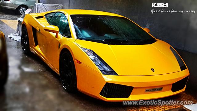 Lamborghini Gallardo spotted in Mumbai, India