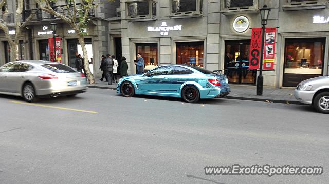 Mercedes C63 AMG Black Series spotted in Shanghai, China