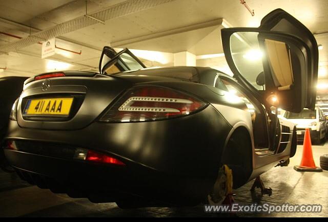 Mercedes SLR spotted in London, United Kingdom