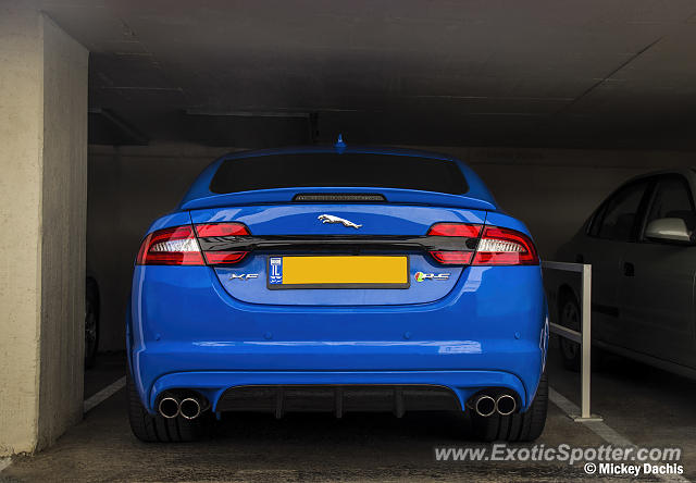 Jaguar XKR-S spotted in Tel Aviv, Israel