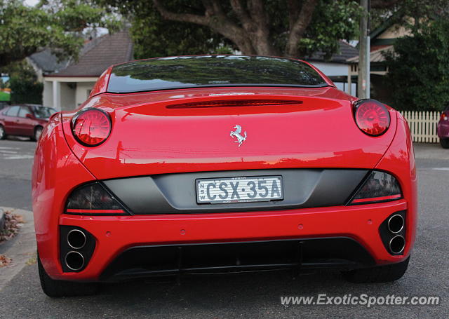 Ferrari California spotted in Sydney, Australia