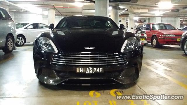 Aston Martin Vanquish spotted in Sydney, Australia