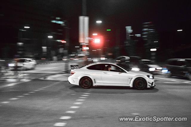 Mercedes C63 AMG Black Series spotted in Singapore, Singapore