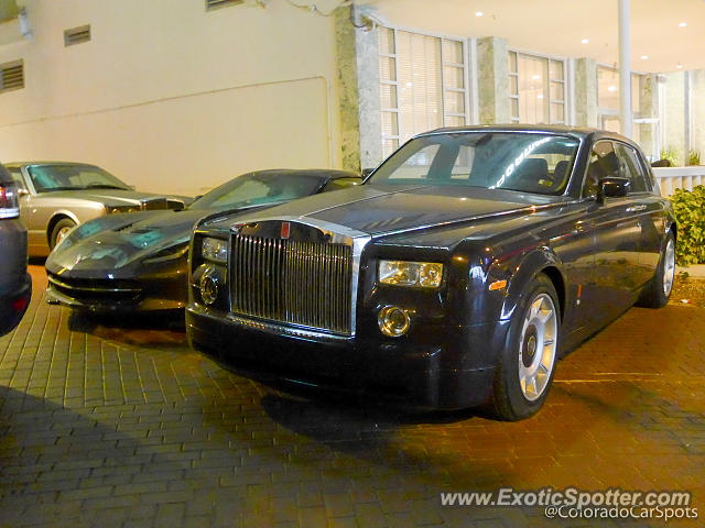 Rolls Royce Phantom spotted in Miami Beach, Florida