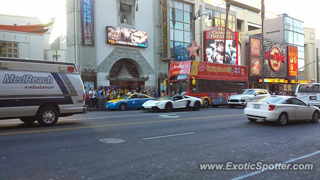 Lamborghini Aventador spotted in Hollywood, California